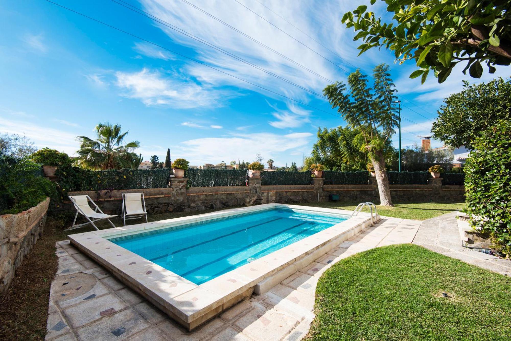 Queen Of The Ocean Villa: Stately Style House With Pool Málaga Exteriör bild
