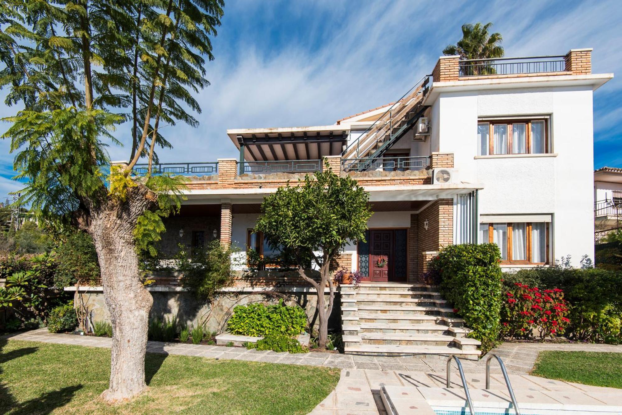 Queen Of The Ocean Villa: Stately Style House With Pool Málaga Exteriör bild